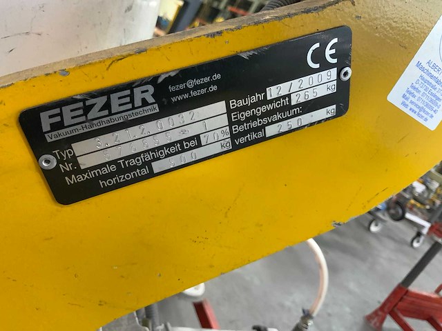 2009 fezer 3.21.2.0032 vacuümheffer - afbeelding 2 van  10