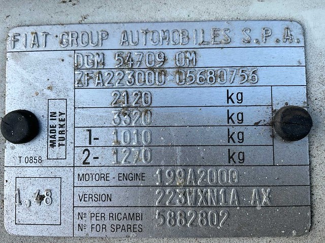 2009 fiat doblò bedrijfswagen - afbeelding 10 van  18