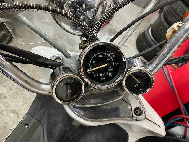 2009 fosti bromscooter grande retro ft50qt brommer - afbeelding 4 van  9