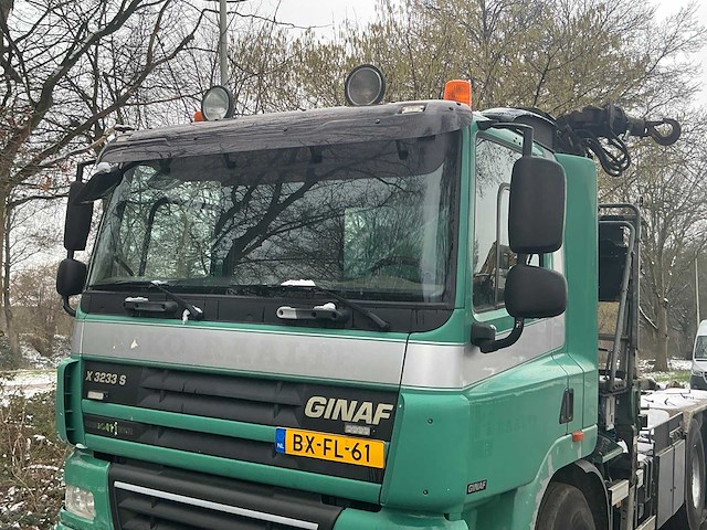 2009 ginaf 3233s 6x2 bakwagen met autolaadkraan - afbeelding 5 van  33