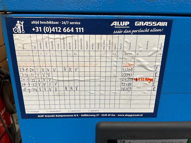 2009 grassair rlr 25 v9 schroefcompressor - afbeelding 6 van  6