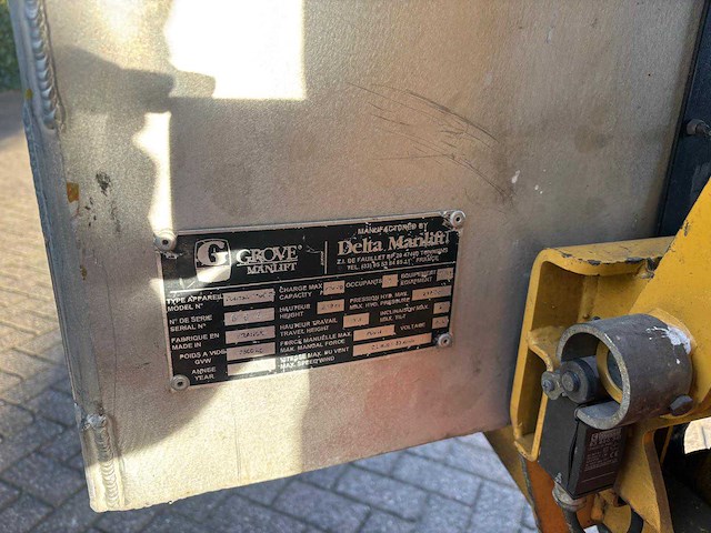 2009 grove manlift toucan 1100c hoogwerker - afbeelding 6 van  10