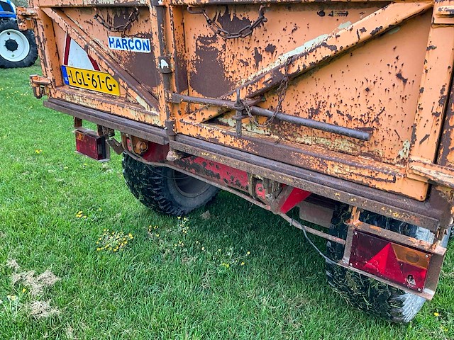 2009 harcon gd7500 dumper aanhanger - afbeelding 15 van  17