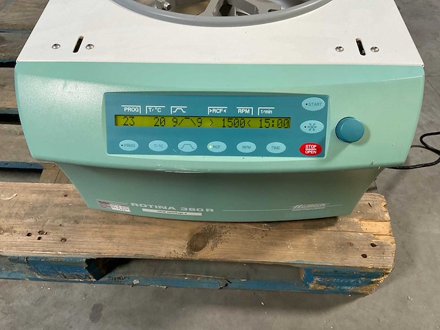 2009 hettich rotina 380r / 1706 centrifuge - afbeelding 7 van  8