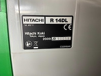 2009 hitachi r14dl accu stofzuiger - afbeelding 5 van  7