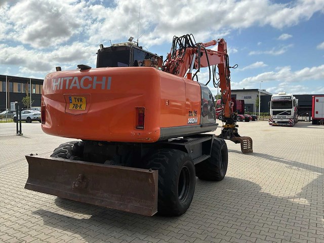 2009 hitachi zx140w-3 banden graafmachine - afbeelding 3 van  34