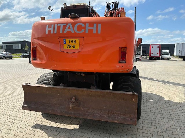 2009 hitachi zx140w-3 banden graafmachine - afbeelding 4 van  34