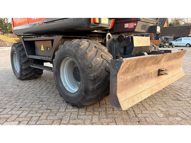 2009 hitachi zx140w-3 banden graafmachine - afbeelding 18 van  19