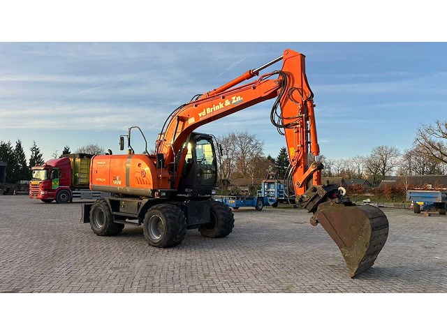 2009 hitachi zx140w-3 banden graafmachine - afbeelding 12 van  19