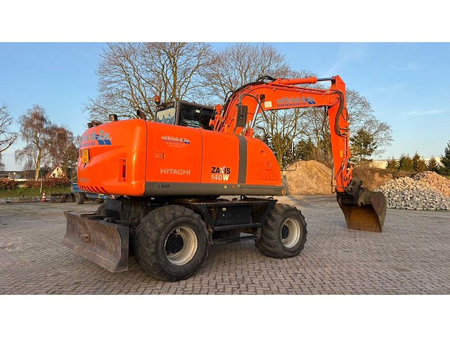 2009 hitachi zx140w-3 banden graafmachine - afbeelding 13 van  19