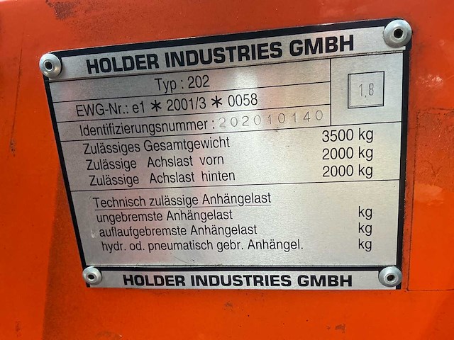 2009 holder c2.42 werktuigdrager kniktractor - afbeelding 14 van  26