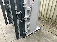 2009 hsm v-press 860 plus afvalpers / kartonpers verticale balenpers - afbeelding 9 van  22