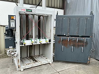 2009 hsm v-press 860 plus afvalpers / kartonpers verticale balenpers - afbeelding 13 van  22