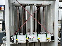 2009 hsm v-press 860 plus afvalpers / kartonpers verticale balenpers - afbeelding 3 van  6