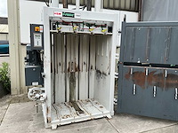 2009 hsm v-press 860 plus afvalpers / kartonpers verticale balenpers - afbeelding 4 van  6