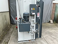 2009 hsm v-press 860 plus afvalpers / kartonpers verticale balenpers - afbeelding 6 van  6