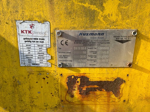 2009 husmann spb 18 sel-e afzet perscontainer - afbeelding 8 van  9