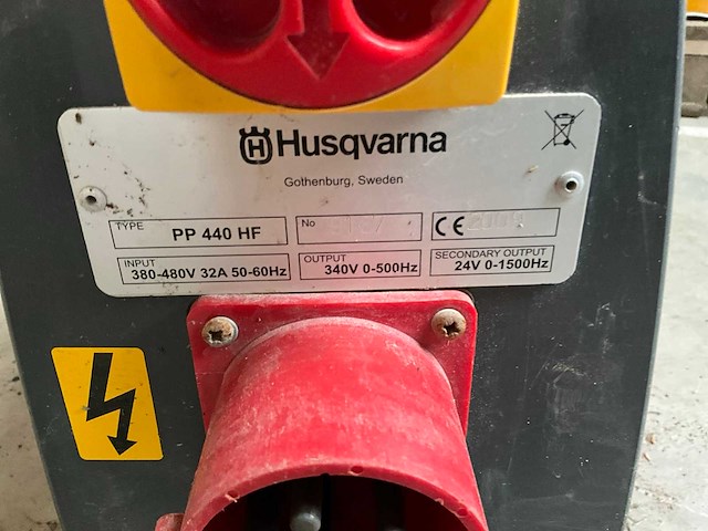 2009 husqvarna ws 440 hf muurzaagmachine - afbeelding 11 van  11