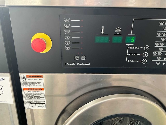 2009 ipso hc60 industriële wasmachine - afbeelding 2 van  3