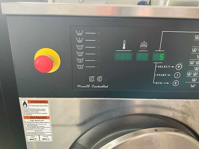 2009 ipso hc60 industriële wasmachine - afbeelding 3 van  5