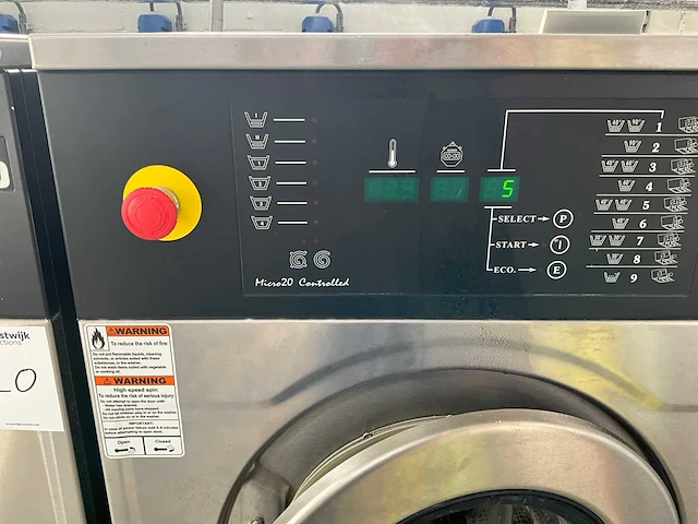 2009 ipso hc60 industriële wasmachine - afbeelding 3 van  4