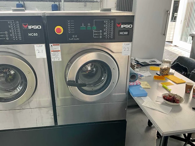 2009 ipso hc60 industriële wasmachine - afbeelding 1 van  4