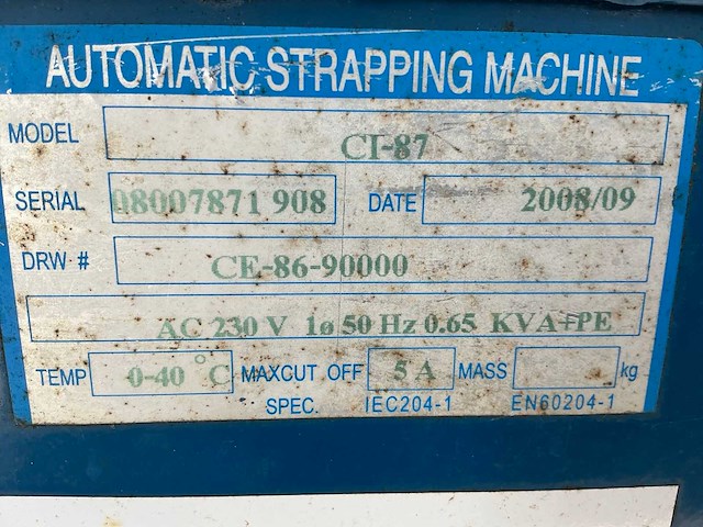 2009 ixpack ci-87 omsnoeringsmachine - afbeelding 2 van  10
