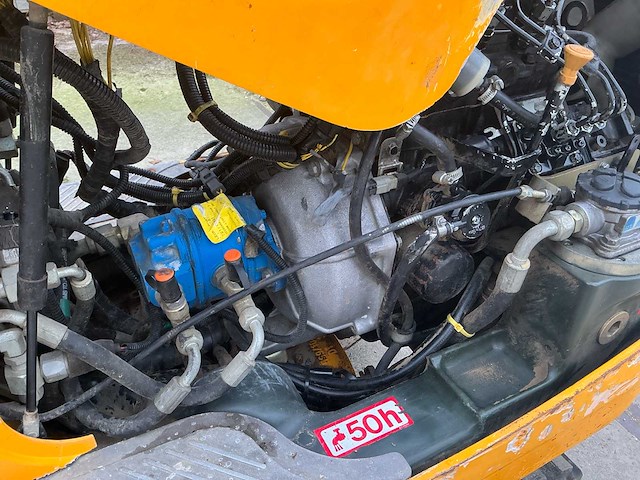 2009 jcb micro 8008 minigraafmachine - afbeelding 12 van  18