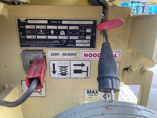 2009 jlg 1930 es schaarhoogwerker - afbeelding 11 van  21