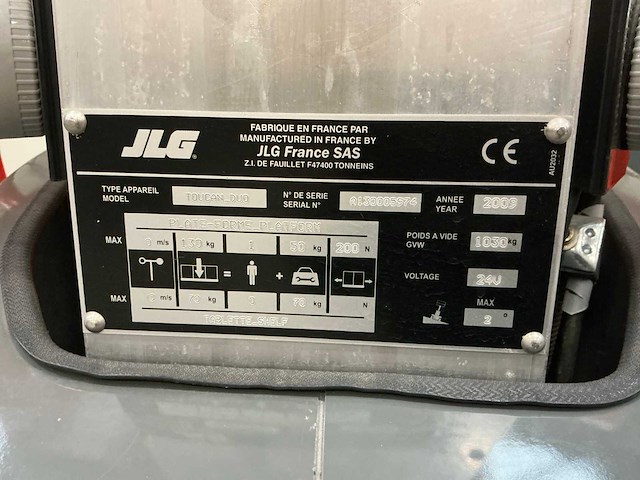 2009 jlg toucan duo hoogwerker - afbeelding 9 van  20