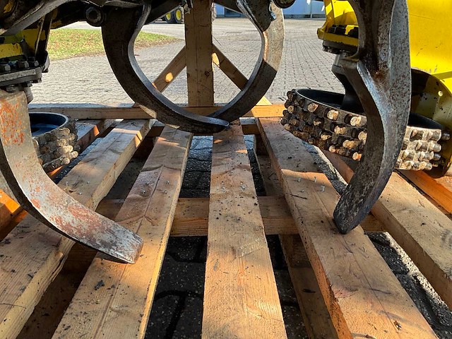 2009 john deere h414 harvester kop - afbeelding 3 van  15