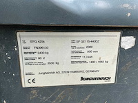 2009 jungheinrich efg425k vorkheftruck - afbeelding 4 van  12