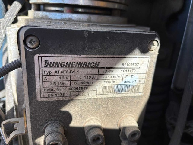 2009 jungheinrich ere 225 elektrische pallethefwagen - afbeelding 3 van  21