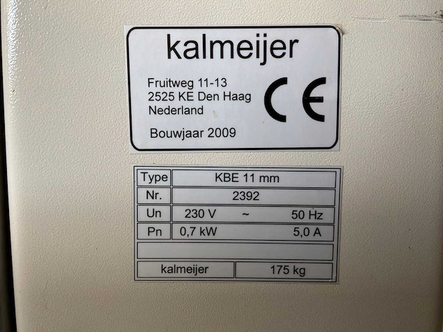 2009 kalmeijer broodsnijmachine - afbeelding 4 van  4