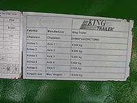 2009 king bp/5 5-assige ballastoplegger – 52.500 kg laadvermogen – tridec gestuurd - afbeelding 3 van  11