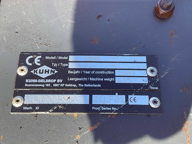 2009 kuhn pz 300f trommelmaaier - afbeelding 9 van  9
