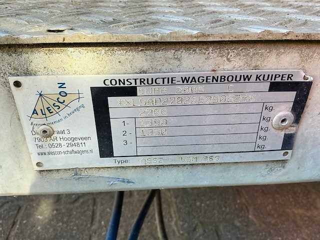 2009 kuiper ass2 schaftwagen/bouwkeet - afbeelding 22 van  29