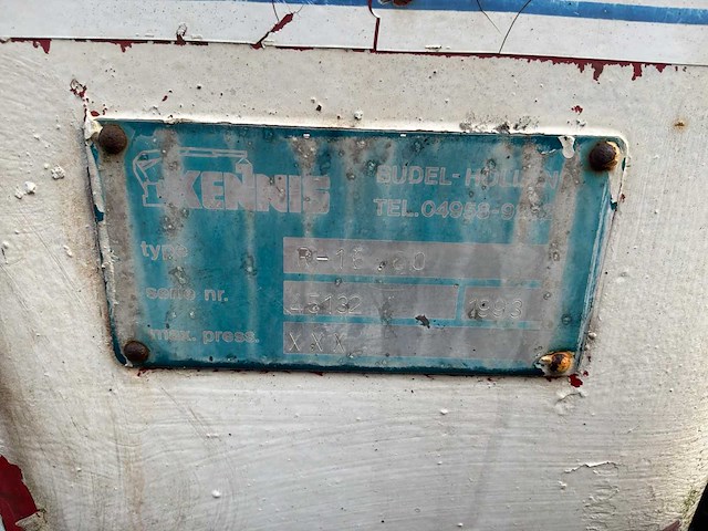 2009 kwb p393stih oplegger met kennis r-16 kraan - afbeelding 19 van  27