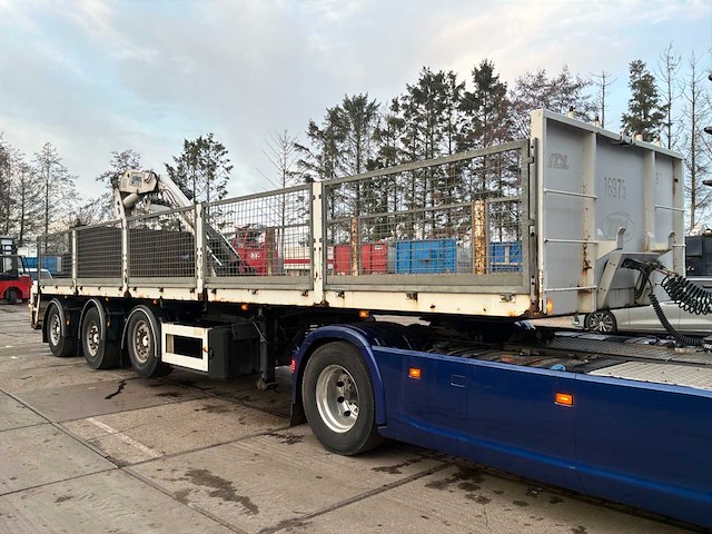 2009 kwb p393stih oplegger met kennis r-16 kraan - afbeelding 20 van  29