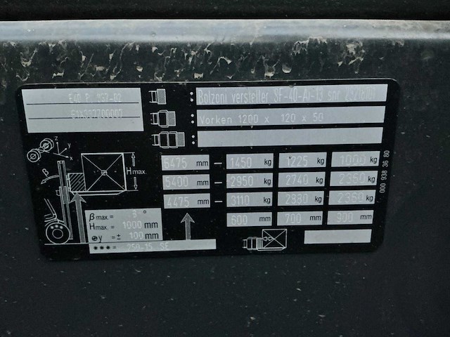 2009 linde e40 vorkheftruck - afbeelding 15 van  22