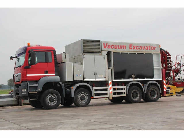 2009 man 41.480 8x8 tga vrachtwagen mts dino 4a 12t 40.000v grondzuigwagen - afbeelding 1 van  47