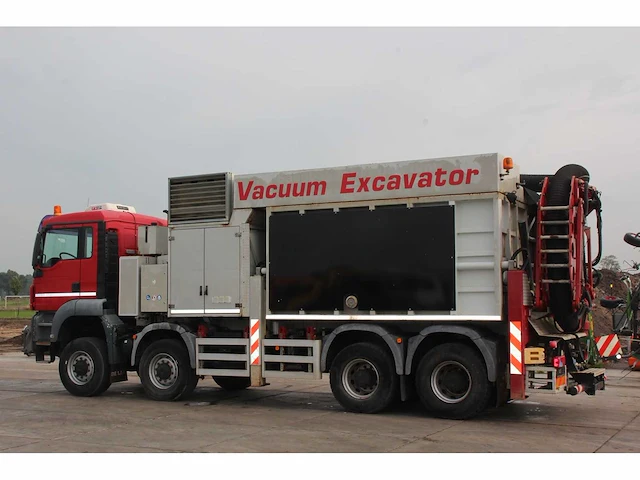 2009 man 41.480 8x8 tga vrachtwagen mts dino 4a 12t 40.000v grondzuigwagen - afbeelding 12 van  47
