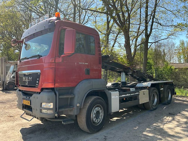 2009 man tgs 32.480 vrachtwagen haakarmsysteem - afbeelding 1 van  53