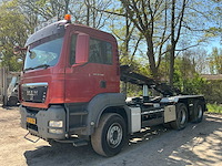 2009 man tgs 32.480 vrachtwagen haakarmsysteem