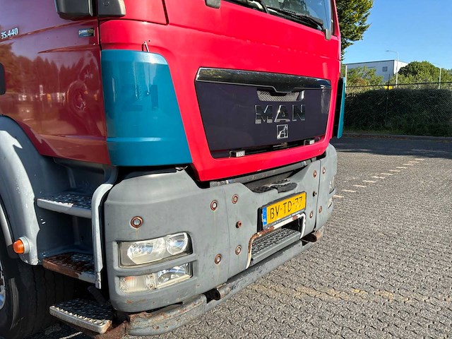 2009 man tgs 35.440 8x4-4 bl vrachtwagen met autolaadkraan - afbeelding 3 van  61