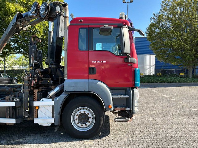 2009 man tgs 35.440 8x4-4 bl vrachtwagen met autolaadkraan - afbeelding 5 van  61