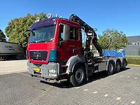 2009 man tgs 35.440 8x4-4 bl vrachtwagen met autolaadkraan
