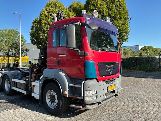 2009 man tgs 35.440 8x4-4 bl vrachtwagen met autolaadkraan - afbeelding 61 van  61
