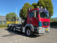 2009 man tgs 35.440 8x4-4 bl vrachtwagen met autolaadkraan - afbeelding 2 van  30