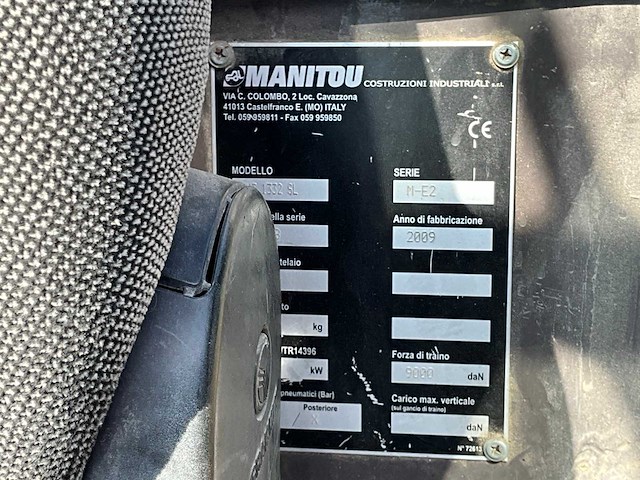 2009 manitou mvt 1332 sl verreiker - afbeelding 6 van  33